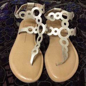 EUC Dolce Vita Gold Jolee Sandals